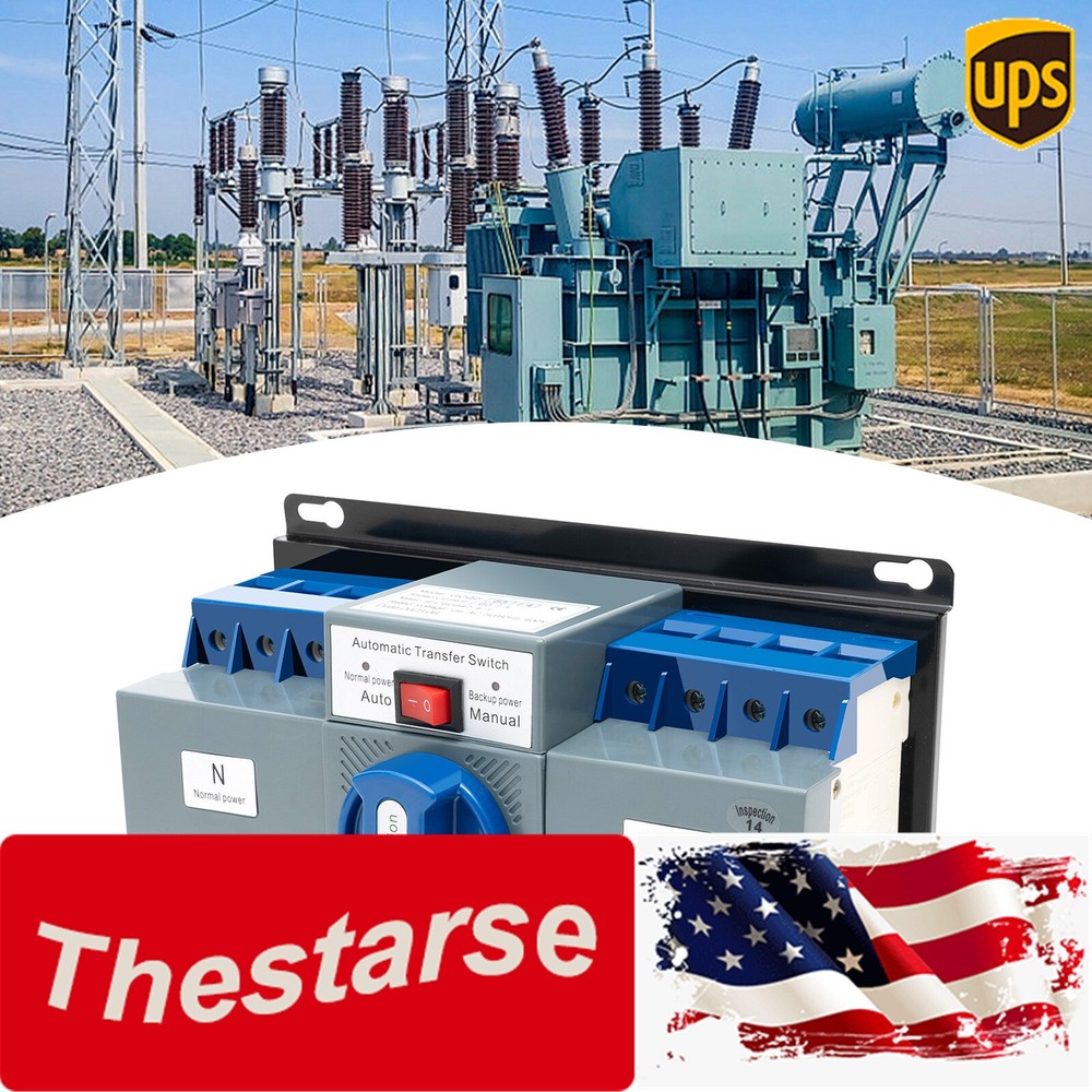 220V/63A 4P Dual-power Automatic Transfer Switch Generator Changeover Switch