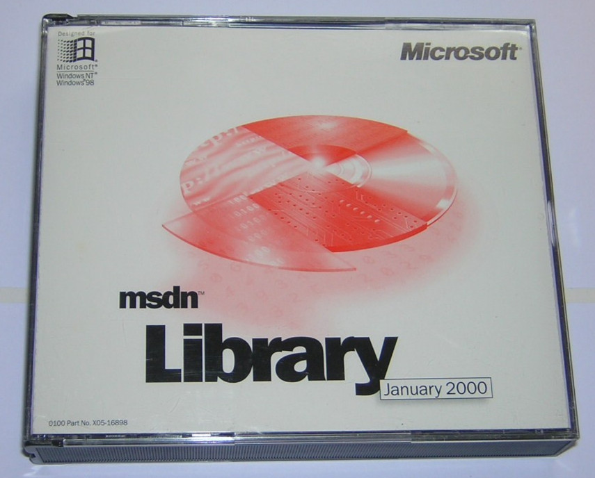 Microsoft MSDN Library (January 2000) 3 CD-ROM Set