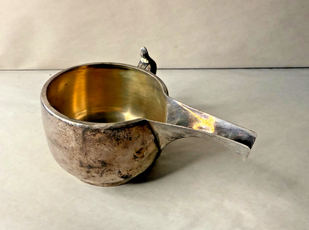 Vintage MMA Gorham Silverplate Roman Trulla First Century BC Reproduction