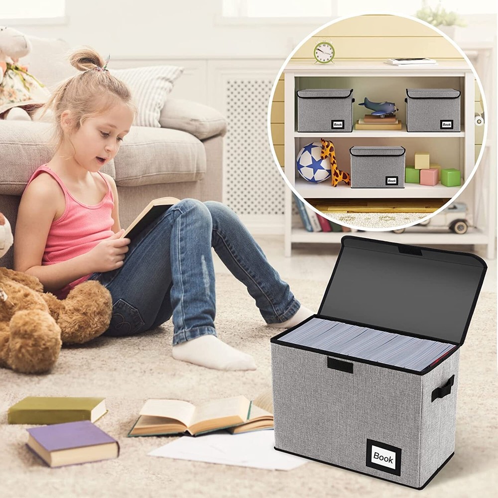 Comic Book Storage Comic Book Boxes Comic Short Box Holder Grey Organizer NEW