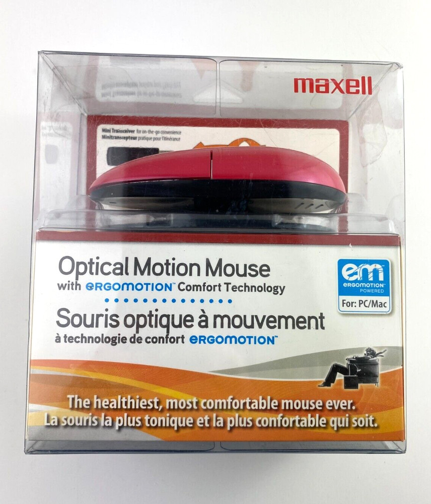 Ergomotion Optical Motion Mouse Maxell