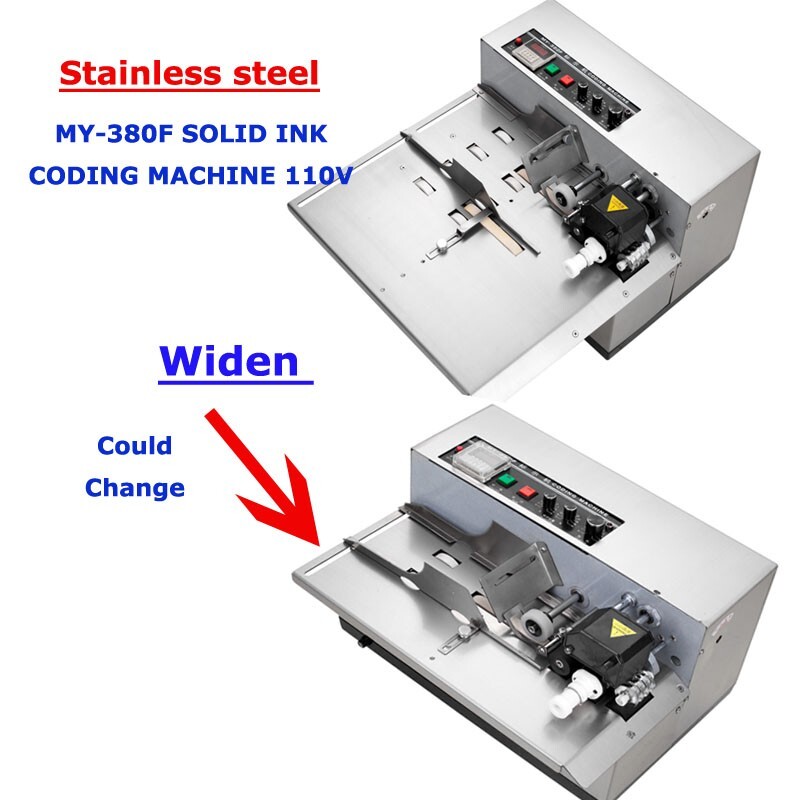 MY-380F Auto Solid Ink Coding Machine Packaging Equipment Widen Stainless steel