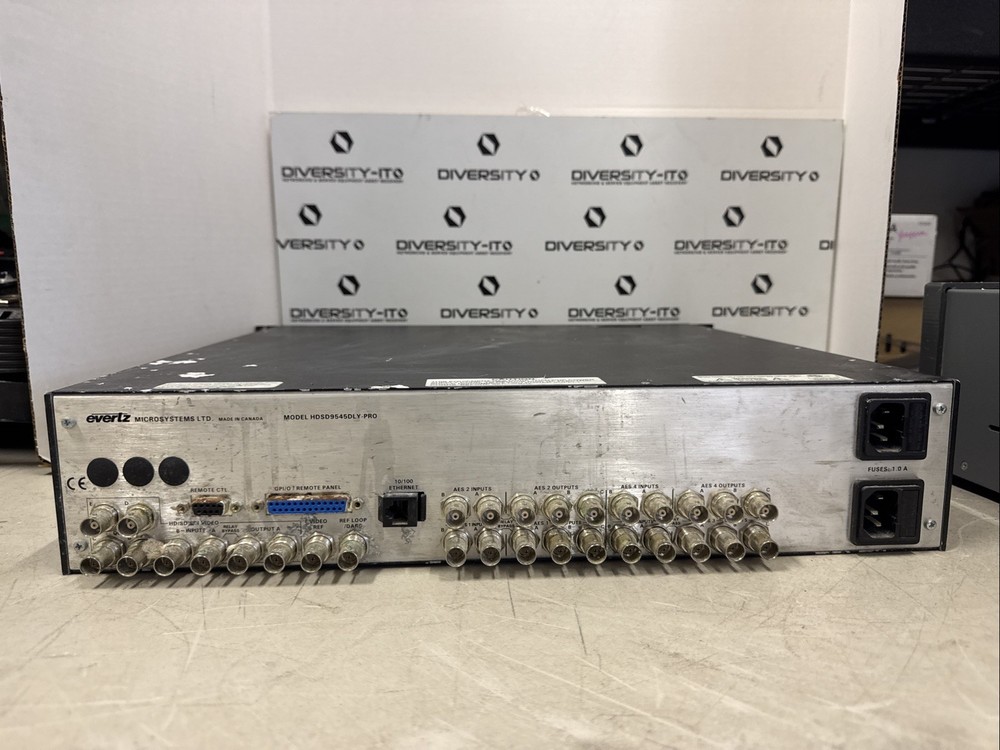 Evertz HDSD9545DLY-PRO HD/SD Audio & Video Delay Time Shift Processor