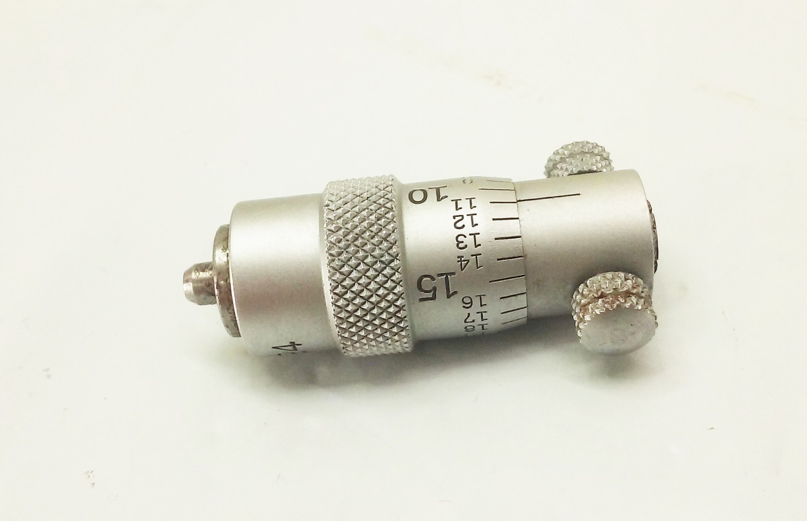 Vtg Starrett no.124 inside micrometer set in wood case 2"-12" machinist USA