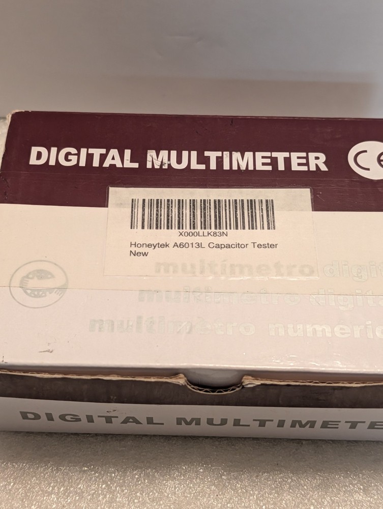 Honeytek A6013L Capacitor Tester, From Range 200pF-20mF, LCD Backlight Display