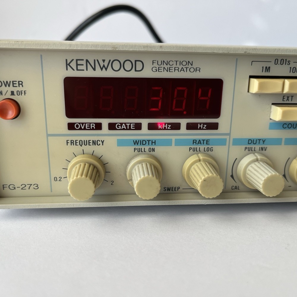 Kenwood FG-273A Function Generator, .2Hz - 2 MHz, Various Output Wave Forms