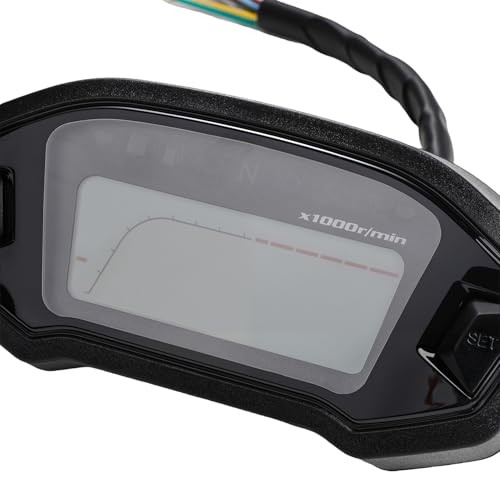 Universal Motorcycle Speedometer Tachometer Digital Odometer Fit for All