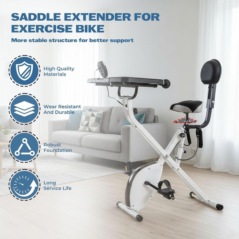 Universal Saddle Extender for FDX 2.0 and 3.0 Models - Adjustable Exercise Bike