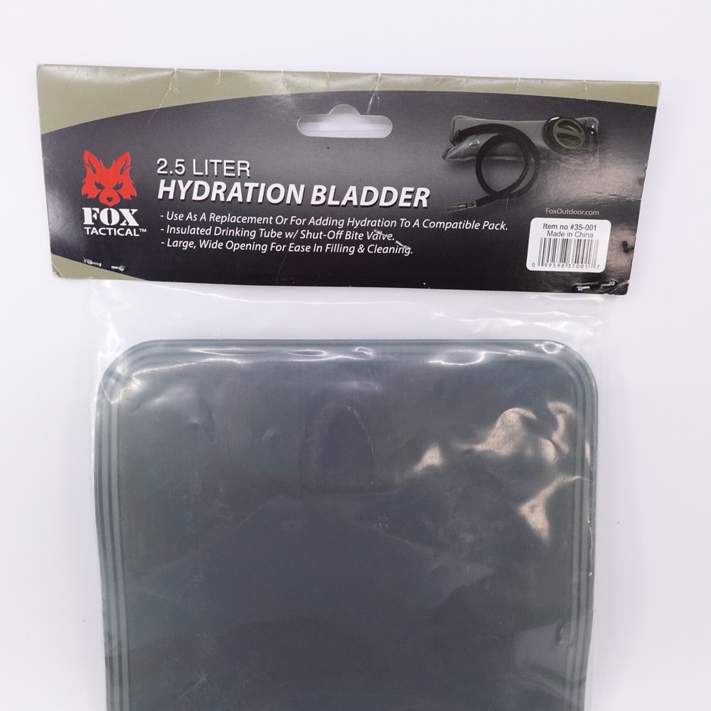 Fox Tactical 2.5 Liter Hydration Bladder NEW Army / Navy Green