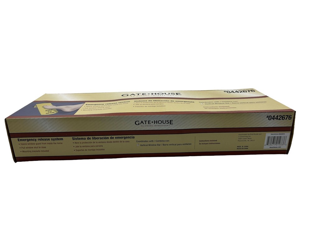 Window Bar Emergency Release Kit Gatehouse 0442676 NEW