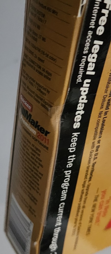 Quicken WillMaker Premium 2011 Estate Planning Software