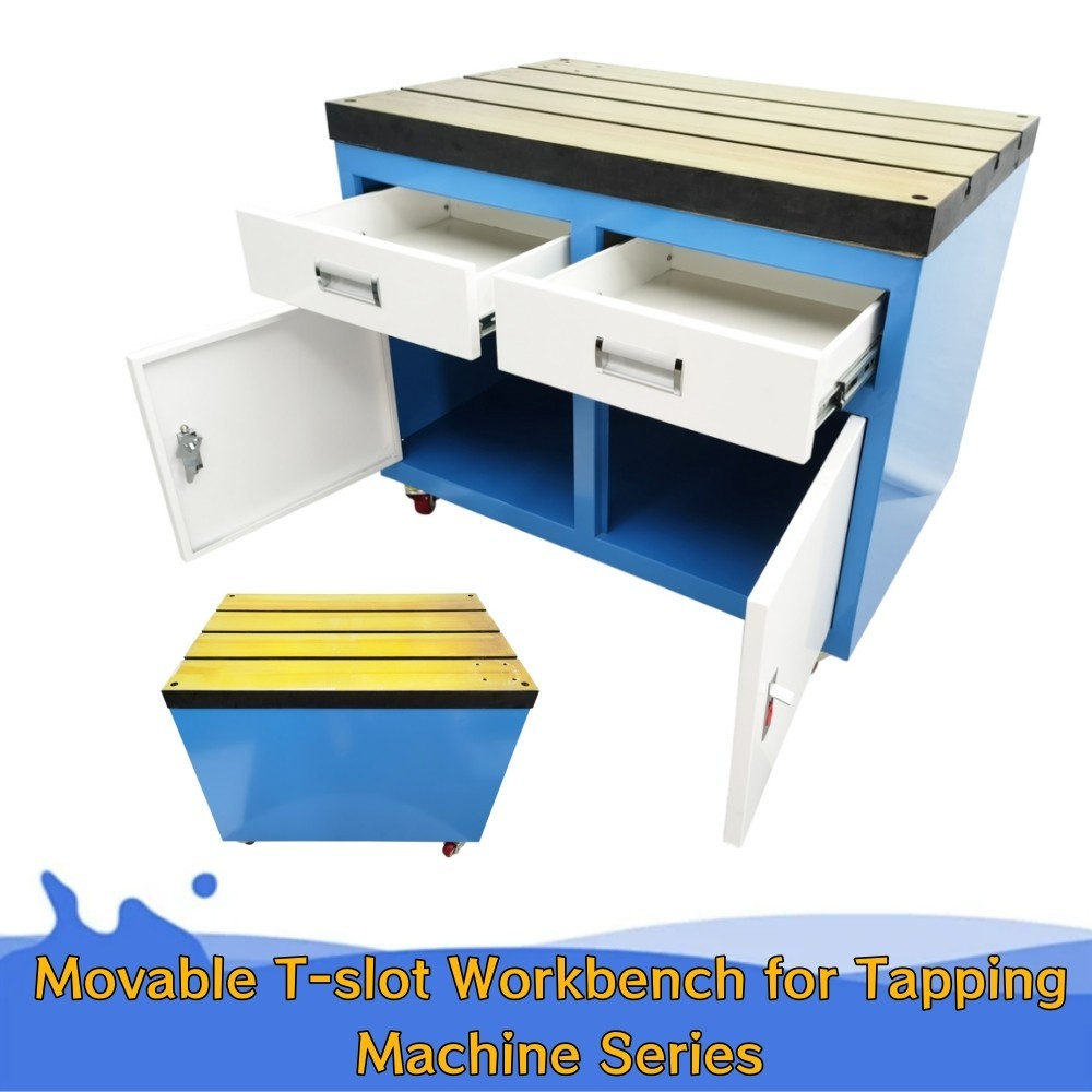 Tapping Machine Series Workbench/Operating Table Movable 3 T-slot Workbench