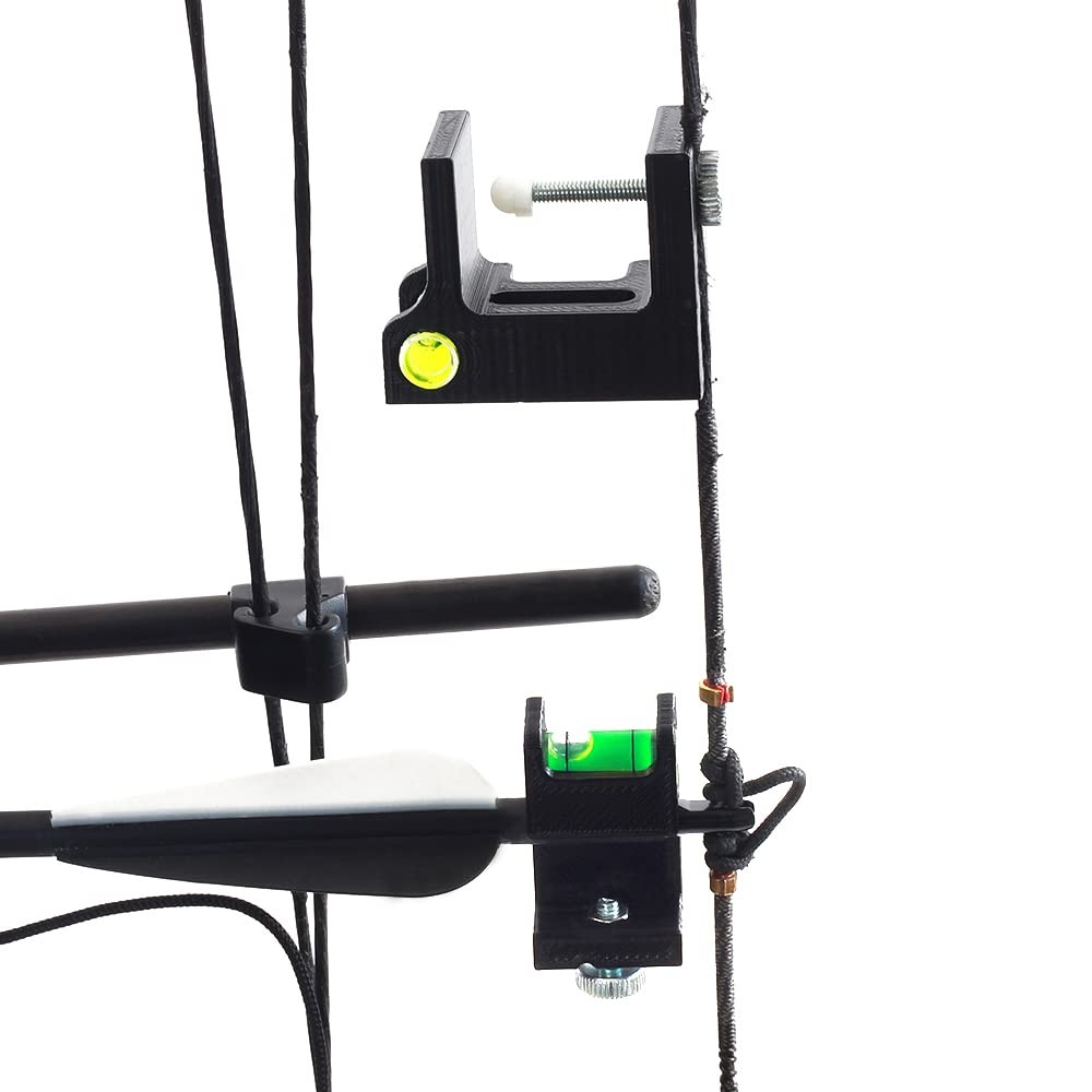 SOPOGER Archery Multifunctional Bow Level Tuning and Mounting String 3D Black