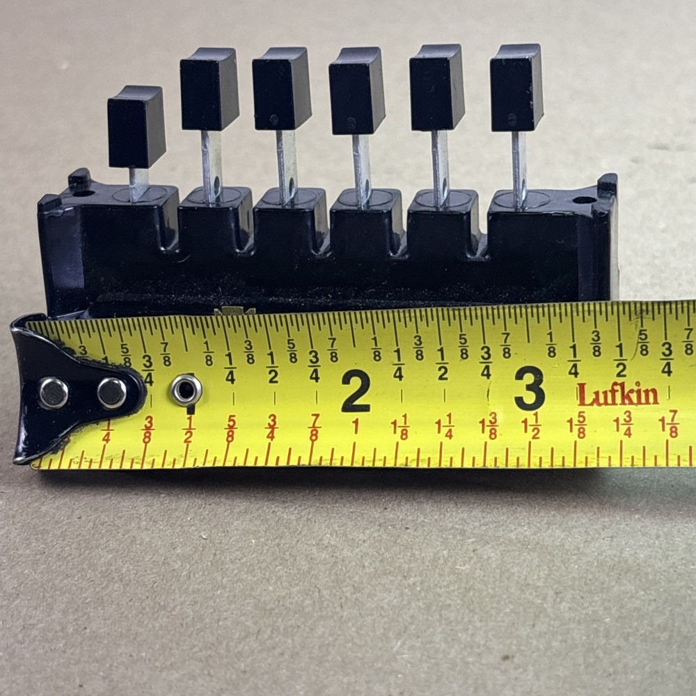 VTG NOS ARK-LES USA Pushbutton Selector Switch 6 Position Indicator RTR/Test Eq