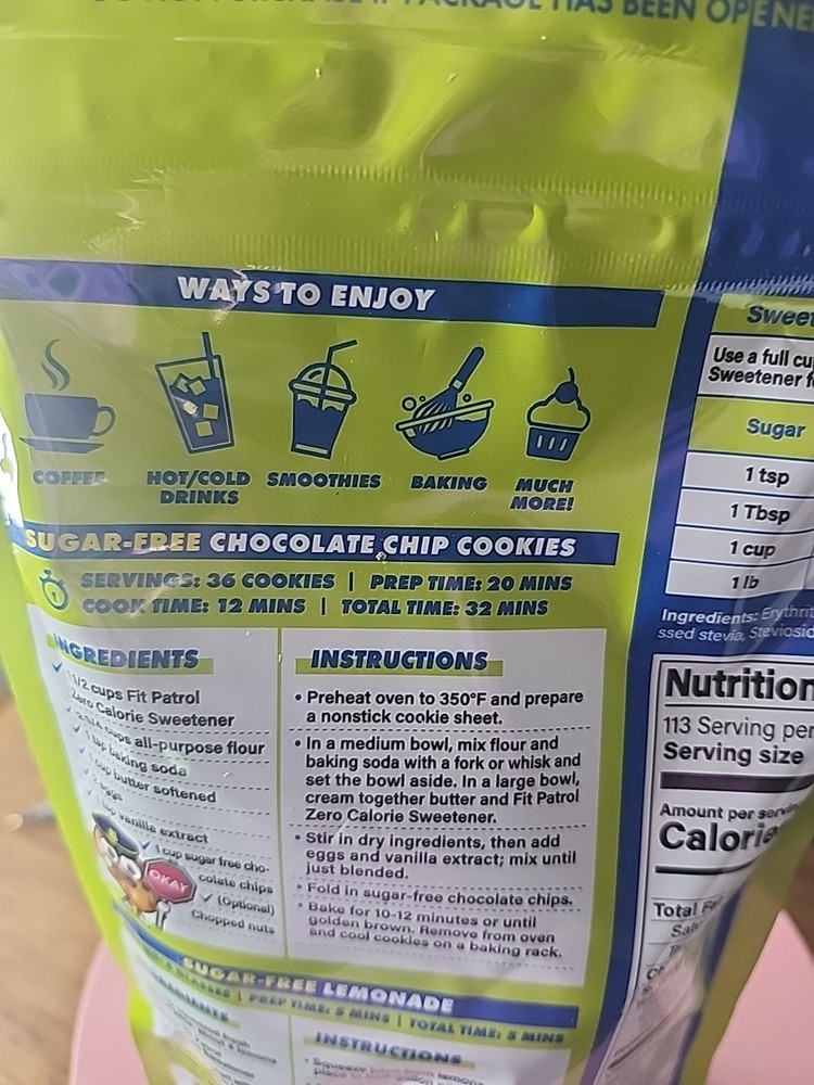 Fit Patrol Zero Calorie Sweetener