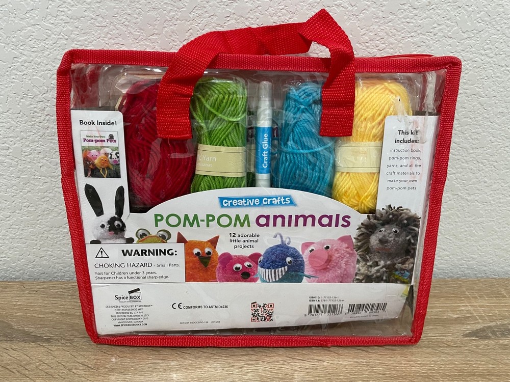 Pom Pom animals craft kit
