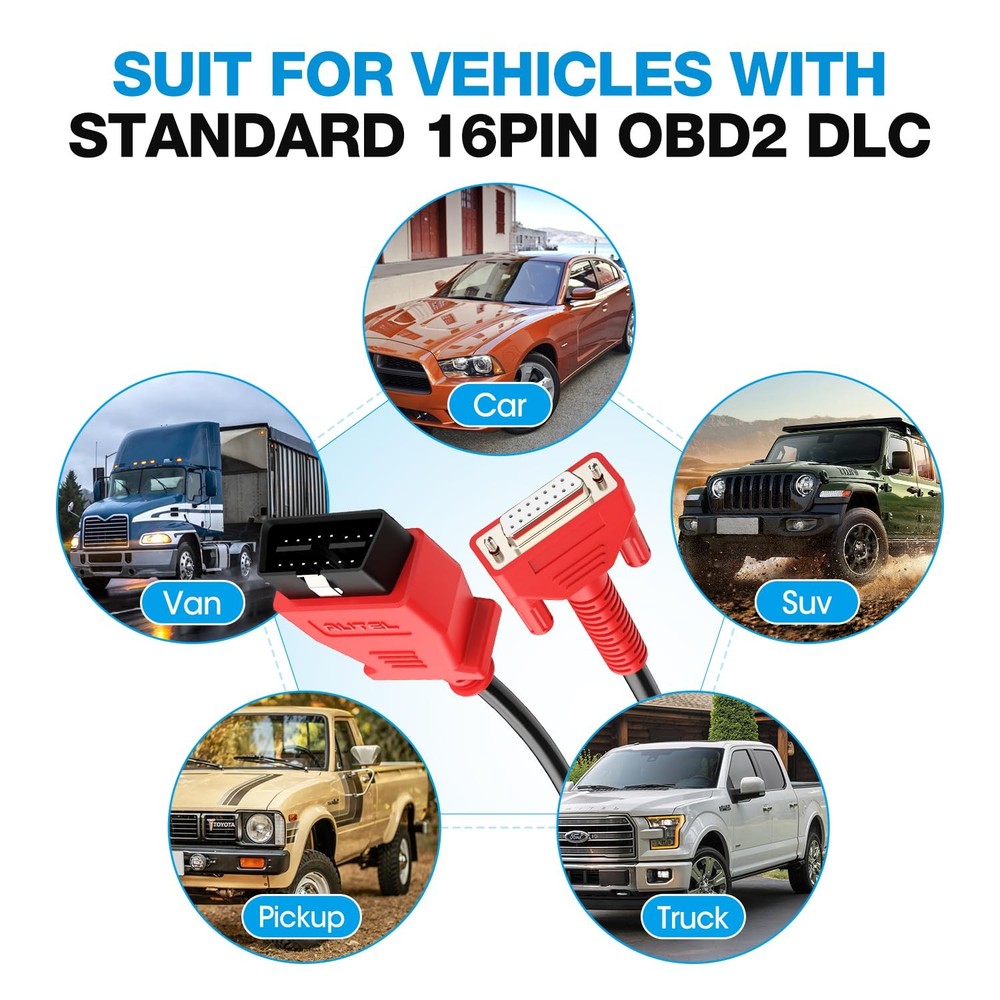 16 Pin Main Test Cable OBD2 Diagnostic Test Cable For Autel MaxiSys MS908