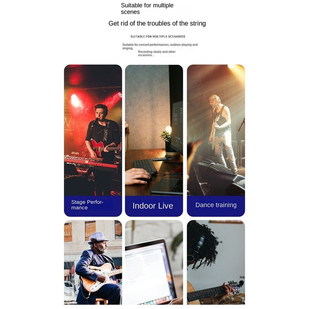 2.4G XLR Adapter System Microphone Transmitter Receiver Suitable for1192