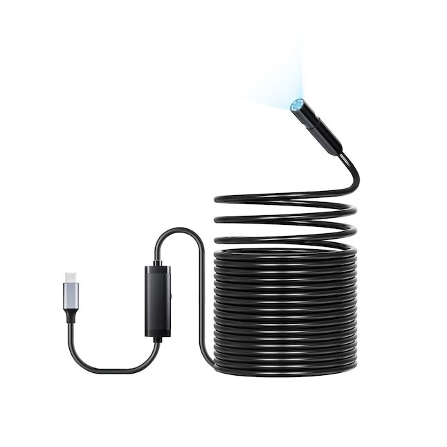 VEVOR Endoscope Camera 1920P HD Borescope for Android & IOS with 10FT Cable