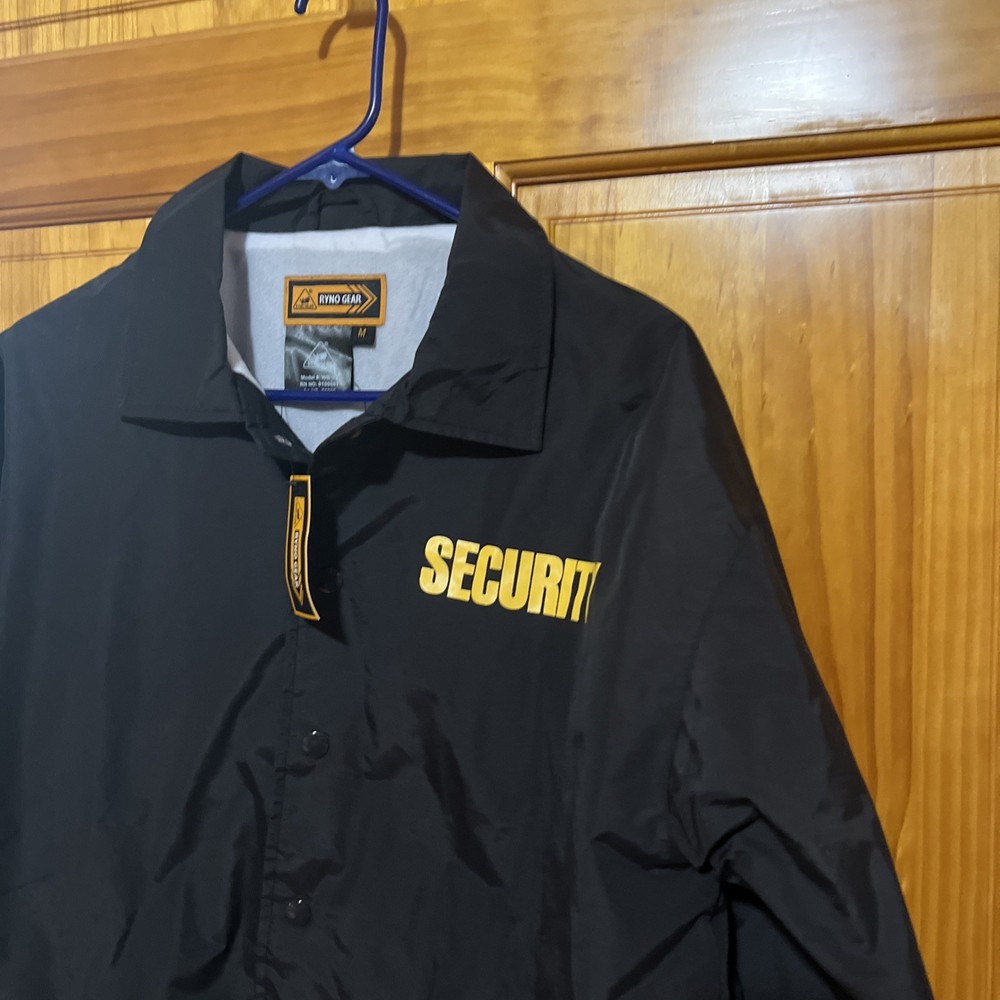 Ryno Gear Security Button Up Jacket Black Size M