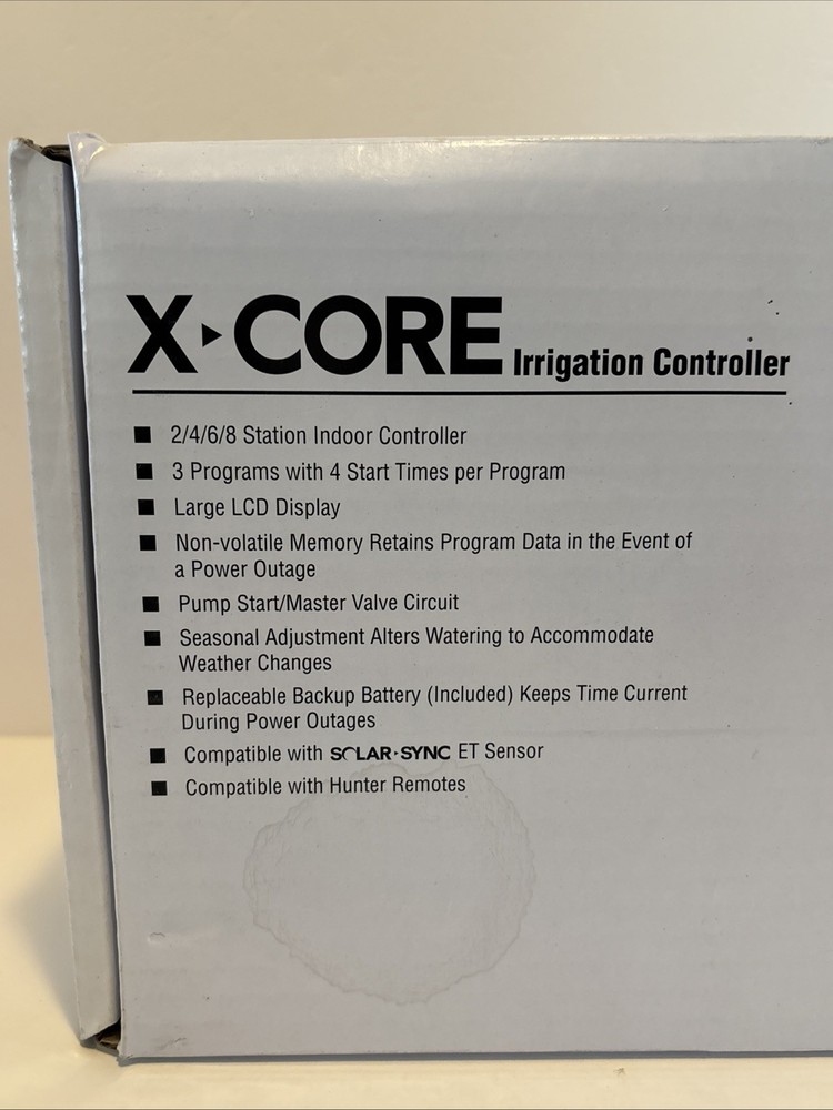 Hunter X-Core Residential Irrigation Controller ELC-601E Box Adapter Manual