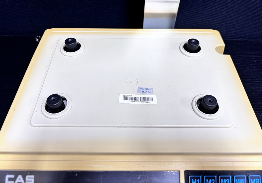 CAS S2000JR with customer display Price Computing Retail Scale Used
