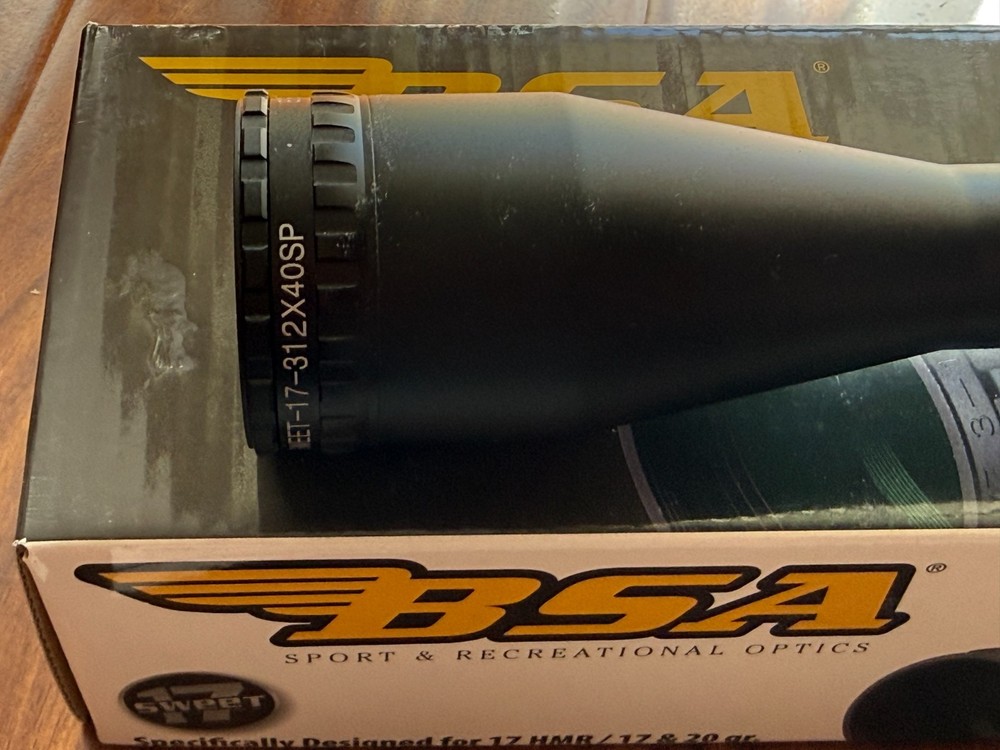BSA Sweet 17 3-12x 40mm Rifle Scope