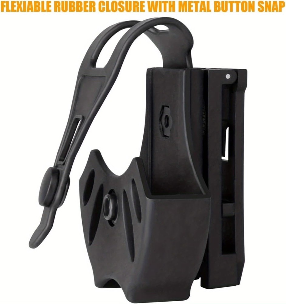 Polymer Handcuff Case Quick Release Duty Holster MOLLE Compatible Belt Clip