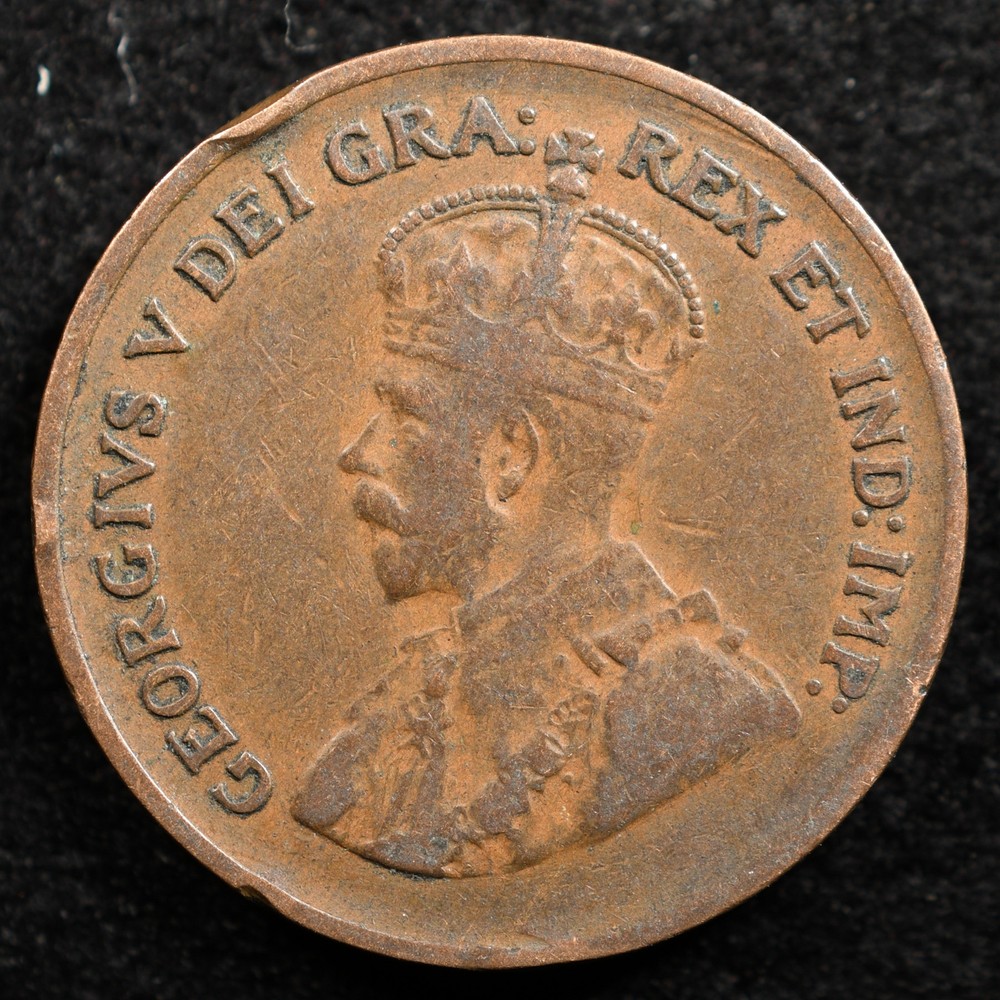 Canada 1 Cent 1928, Coin, Inv#G044