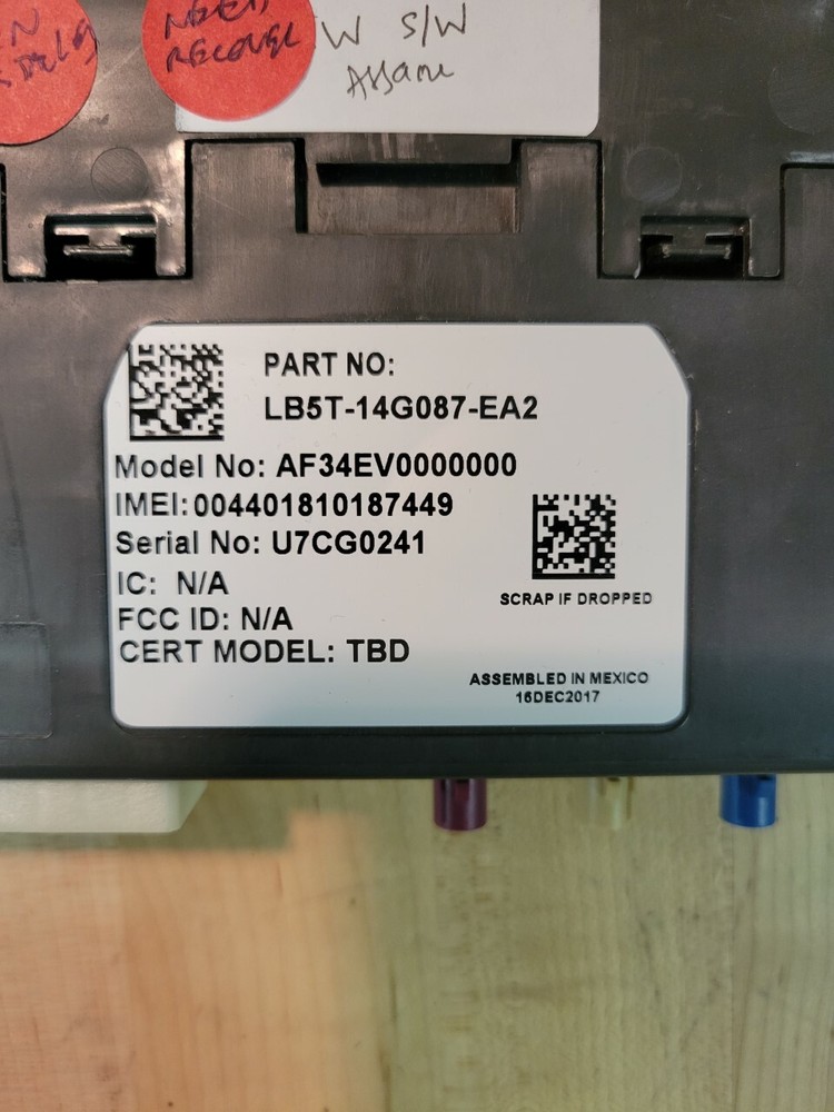 TELEMATIC CONTROL MODULE LB5T-14G087-EA2