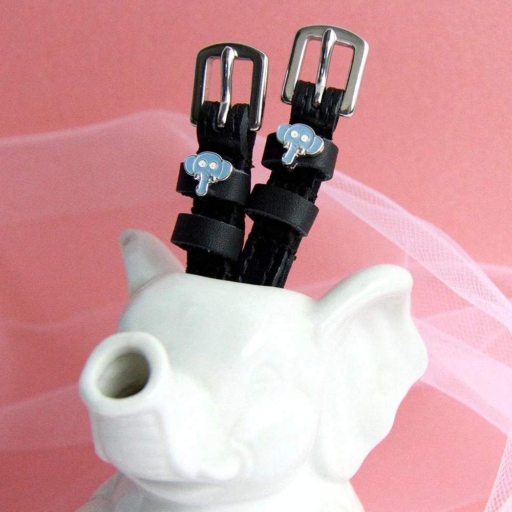 Elephant Face Designer Spur Straps