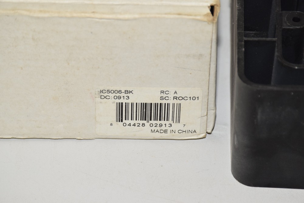 On-Q IC5006-BK Electrical Back Box, Selective Call Double Gang Box - Black