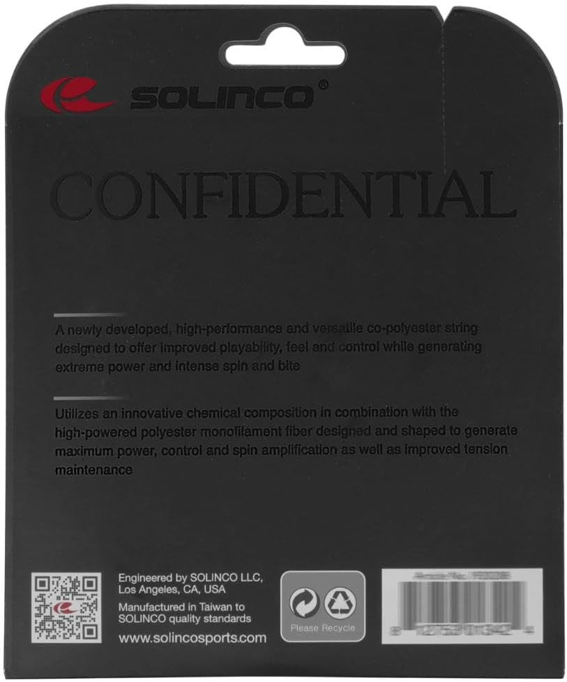 Solinco Confidential (17-1.20Mm) String Set
