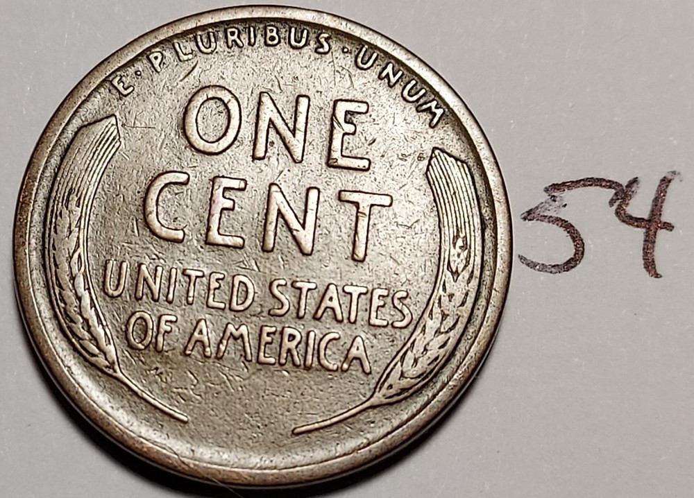 1919-S Lincoln Wheat Cent #54