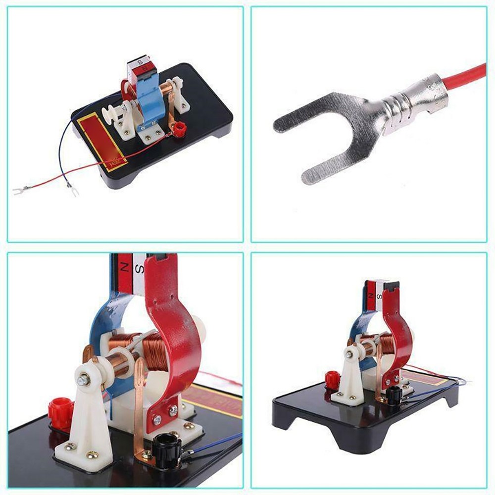 Permanent Magnet DC Electric Motor Model Physics Science Educational Toy DIY Kit