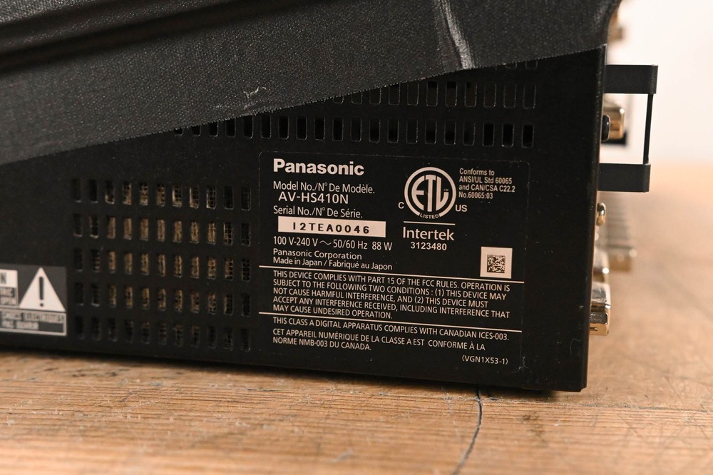 Panasonic AV-HS410N HD/SD Multi-Format Live Switcher CG01PYZ