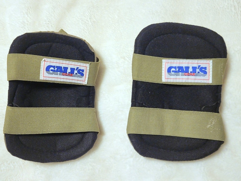 Galls Tactical Elbow pads, Green, Elastic Straps With Hook And Loop Closure