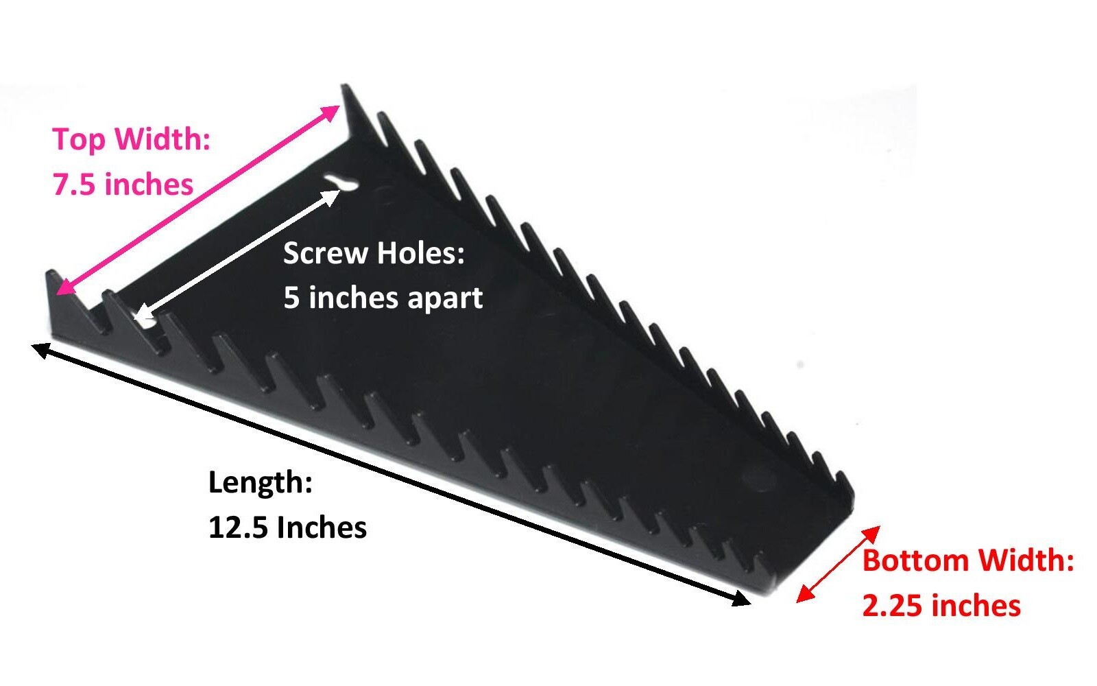 Wrench Organizer Storage Rack Tray Sorter Tool Box 16 Wrench Holder 2 Pack