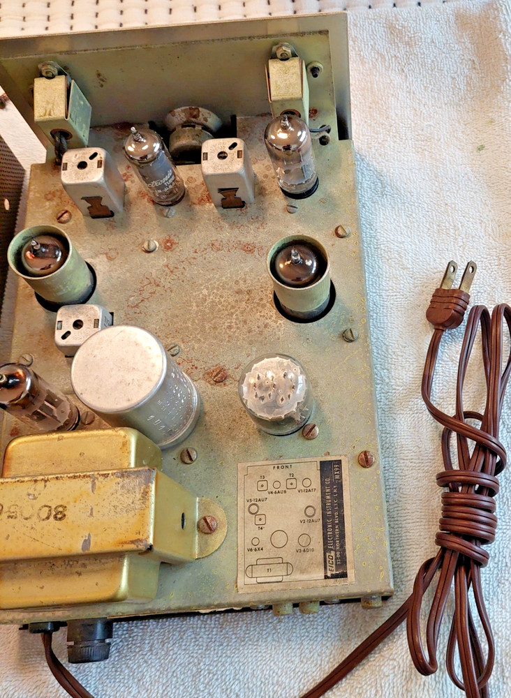 Newly Electronically RESTORED 1962 EICO MX-99 Stereo Tube MPX Multiplex Decoder
