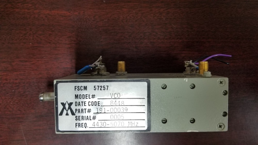 191-00039 Variable Attenuator