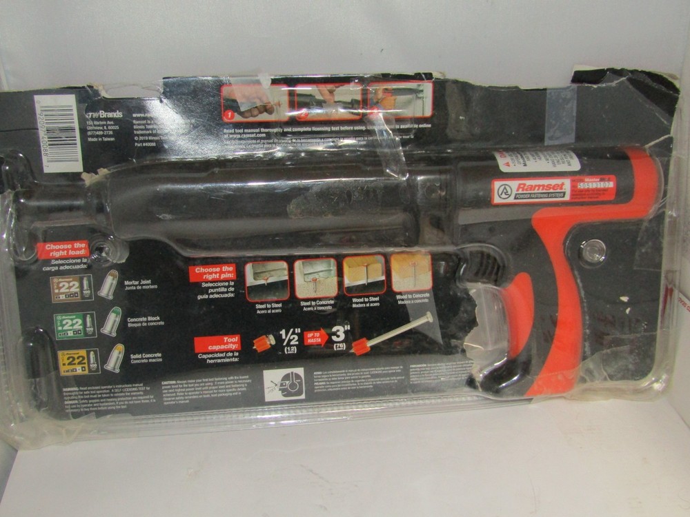 Ramset MasterShot 0.22 Caliber Powder Actuated Tool-Pro Grade