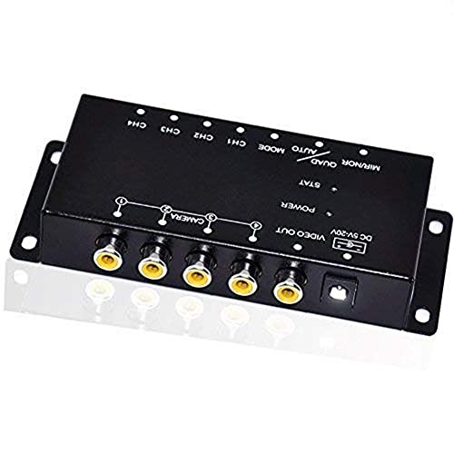 IR Control 4 Cameras Video Control Car Cameras Image Switch Combiner Box for