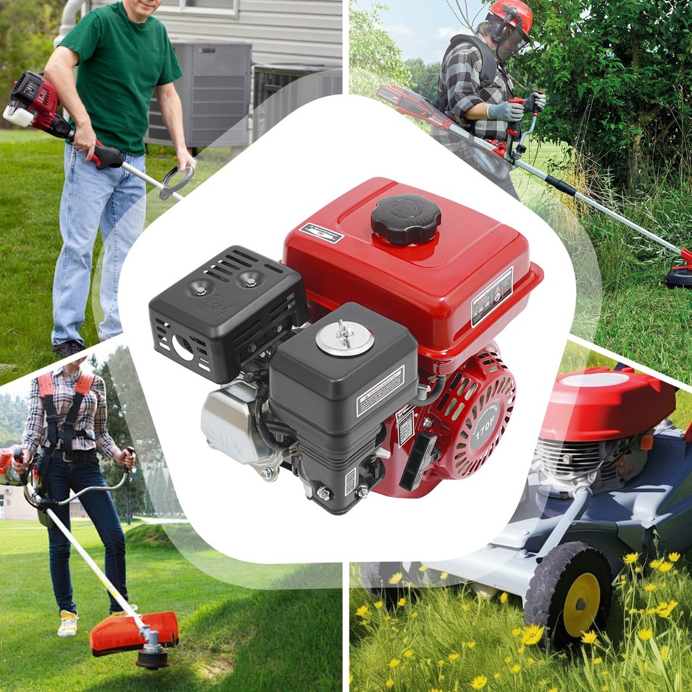 4-Stroke 7.5HP Gasoline Engine Pull Start Gasoline Engine Single Cylinder Engine