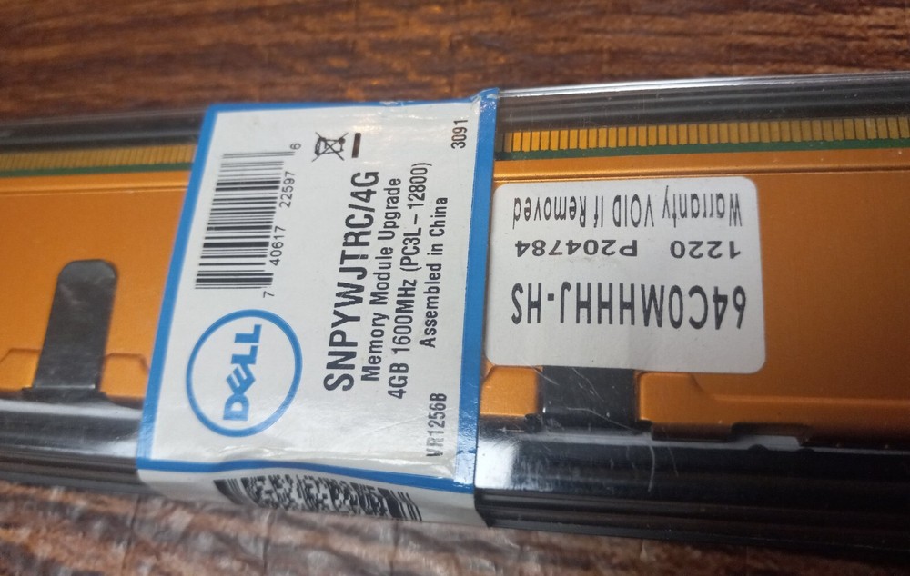 Dell SNPYWJTRC/4G RAM Module-New