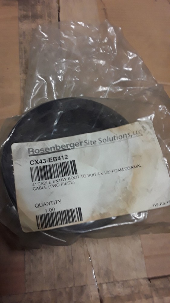Rosenberger Site Solution CX43-EB412 4" Cable Entry Boot NEW NIB