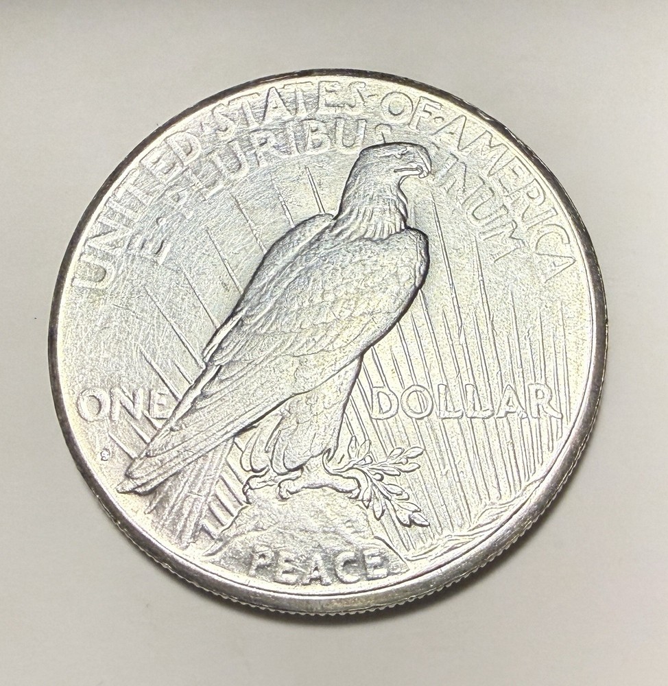 Nice Luster 1924 S PEACE DOLLAR UNC MS DETAILS (cleaned) NICE STRIKE