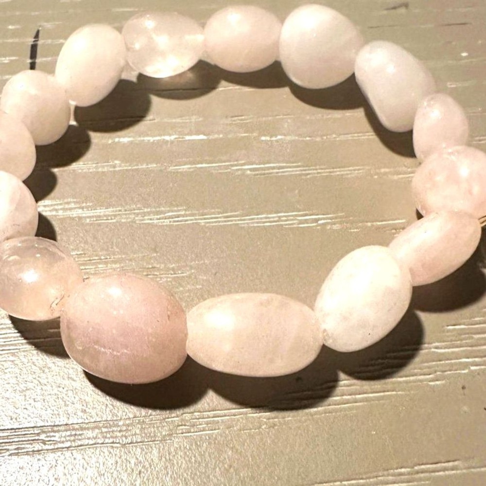 Pink Quartz Handmade Bracelet