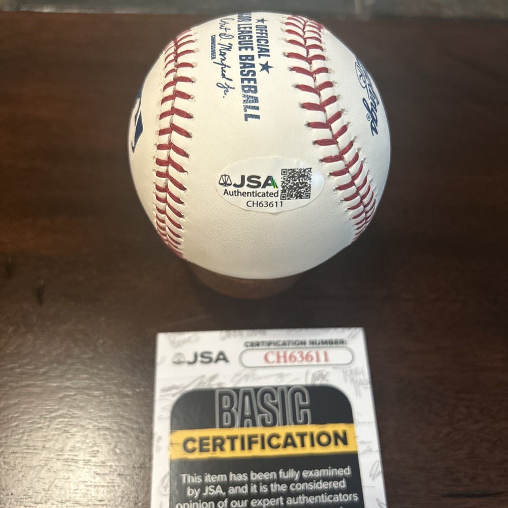 Kyle Jensen Signed Baseball. JSA CERT