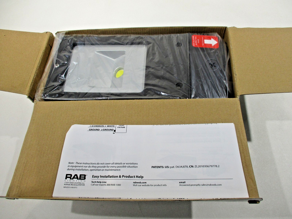 RAB WPLED13 Lighting Wall Pack, New in Box