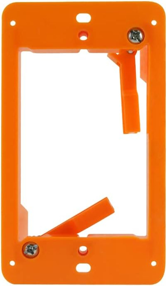 Slim Single Gang Open Back Low Voltage Bracket, Each